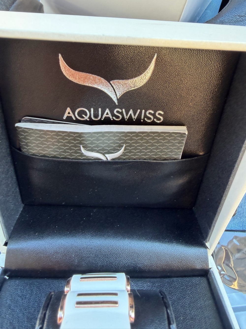 Aquaswiss White and Rose Gold Sport Watch - Picture 7 of 9